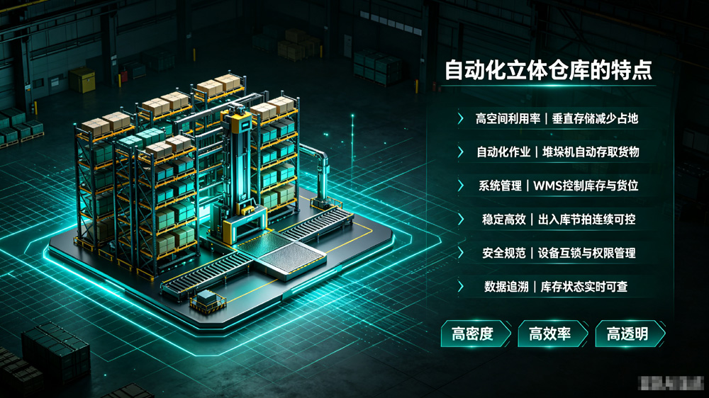 自动化立体仓库的特点